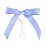 Bows, Twist Tie, Gift Tek 3 x 2.50 Inch, Purple, Polyester Satin, Pre-Tied,100 - 1 EACH