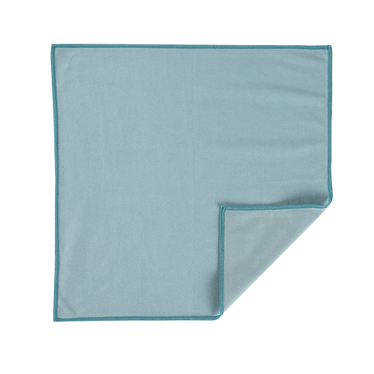 Cloth, Glass Cleaning, Clean Tek Professional 15.75 x 15.75, Light Blue, Microfiber,2 - 1 EACH