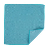 Cloth, Glass Cleaning, Clean Tek Professional 15.75 x 15.75, Light Blue, Microfiber,1 - 1 EACH