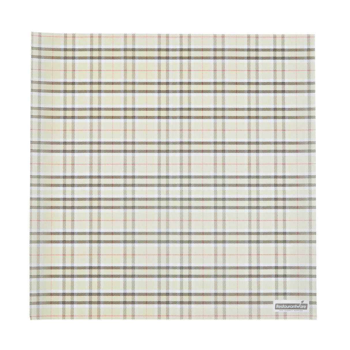 Food Wrap & Basket Liners, Bakery, RW Base 12 x 12 Inch, Greaseproof Paper, Plaid,2000 - 1 EACH