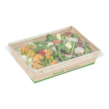 Containers, Sustain 34 Ounce, PLA-Lined Bamboo Paper, 7.50 x 5.50 x 1.75 Inch, Medium,4 - 50 COUNT