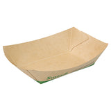 Boats, Sustain 4 Ounce, PLA-Lined Bamboo Paper, 3 x 2 x 1 Inch, #25,8 - 50 COUNT