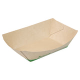 Boats, Sustain 4.25 x 2.75 x 1.50 Inch, PLA-Lined Bamboo Paper, 4.25 x 2.75 x 1.50 Inch, #50,8 - 50 COUNT