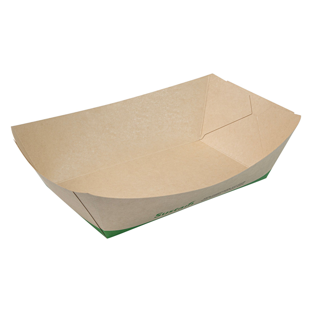 Boats, Sustain 6.50 x 3.75 x 2.25 Inch, PLA-Lined Bamboo Paper, #200,4 - 50 COUNT