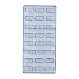 Molds, Candy & Chocolate, Pastry Tek 24-Compartment, Triangle Bar, Polycarbonate,10 - 1 EACH