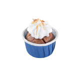 Cups, Baking, 1 Ounce, Paper, Midnight Blue, Pleated, Small 2 x 2 x 1.25 Inch, Round,200 - 1 EACH