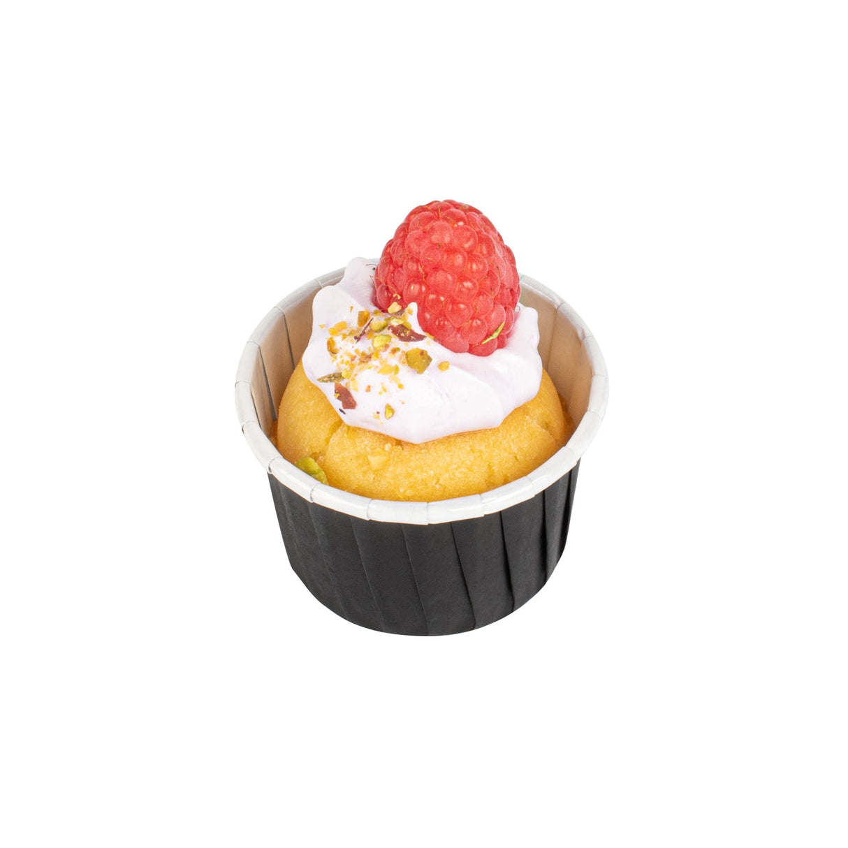 Cups, Baking, 2 Ounce, Paper, Black, Pleated, Medium 2.25 x 2.25 x 1.50 Inch, Round,200 - 1 EACH