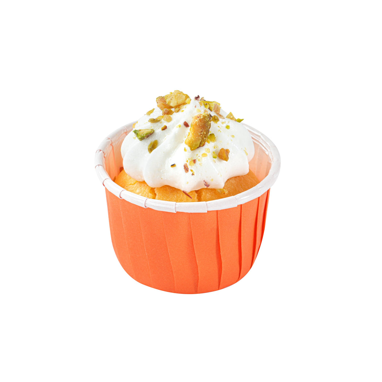 Cups, Baking, 2 Ounce, Paper, Tangerine Orange, Pleated, Medium 2.25 x 2.25 x 1.50 Inch, Round,200 - 1 EACH
