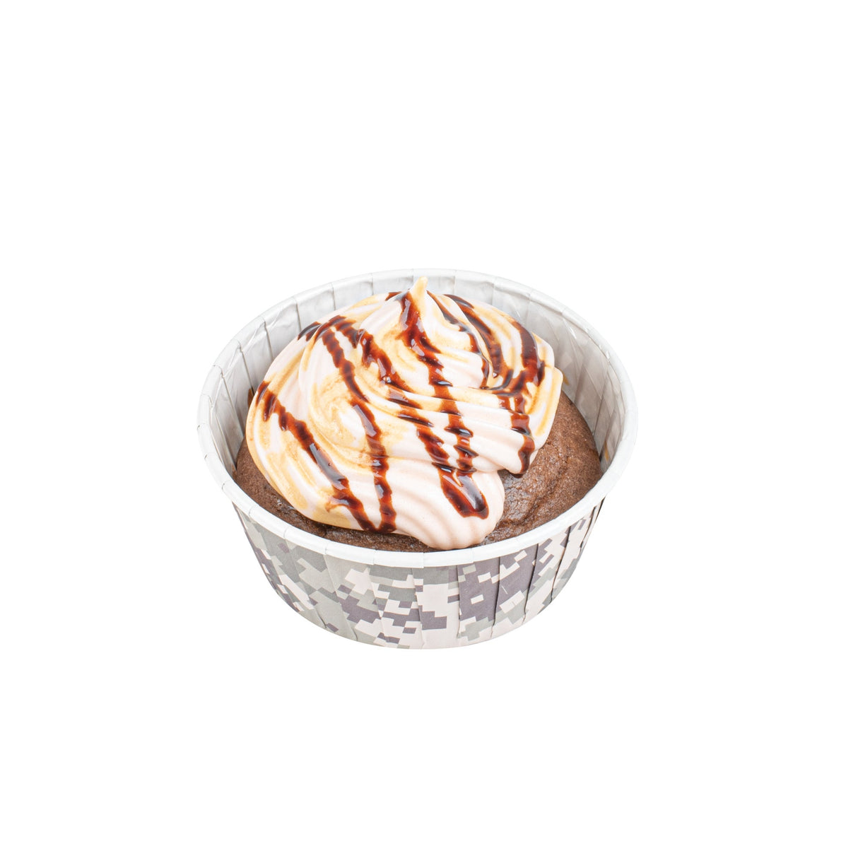 Cups, Baking, 5 Ounce, Paper, Camouflage, Pleated, Large 3.75 x 3.75 x 1.50 Inch, Round,200 - 1 EACH