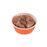 Cups, Baking, 5 Ounce, Paper, Tangerine Orange, Pleated, Large 3.75 x 3.75 x 1.50 Inch, Round,200 - 1 EACH