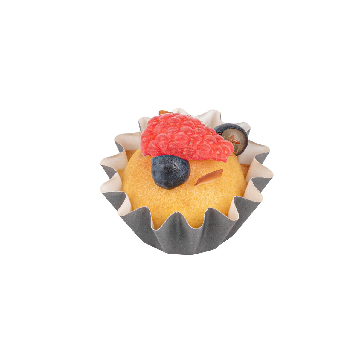Cups, Baking, 0.40 Ounce, Paper, Gray, Flared, Mini 2 x 2 x 0.50 Inch, Round,200 - 1 EACH