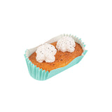 Cups, Baking, 1 Ounce, Paper, Turquoise, Ridged, 3.50 x 1.50 x 0.75 Inch, Elliptical,200 - 1 EACH