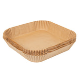 Liners, Air Fryer, Pastry Tek 8 x 8 x 1.75 Inch, Silicone-Coated Paper, Unbleached, Square,100 - 1 EACH