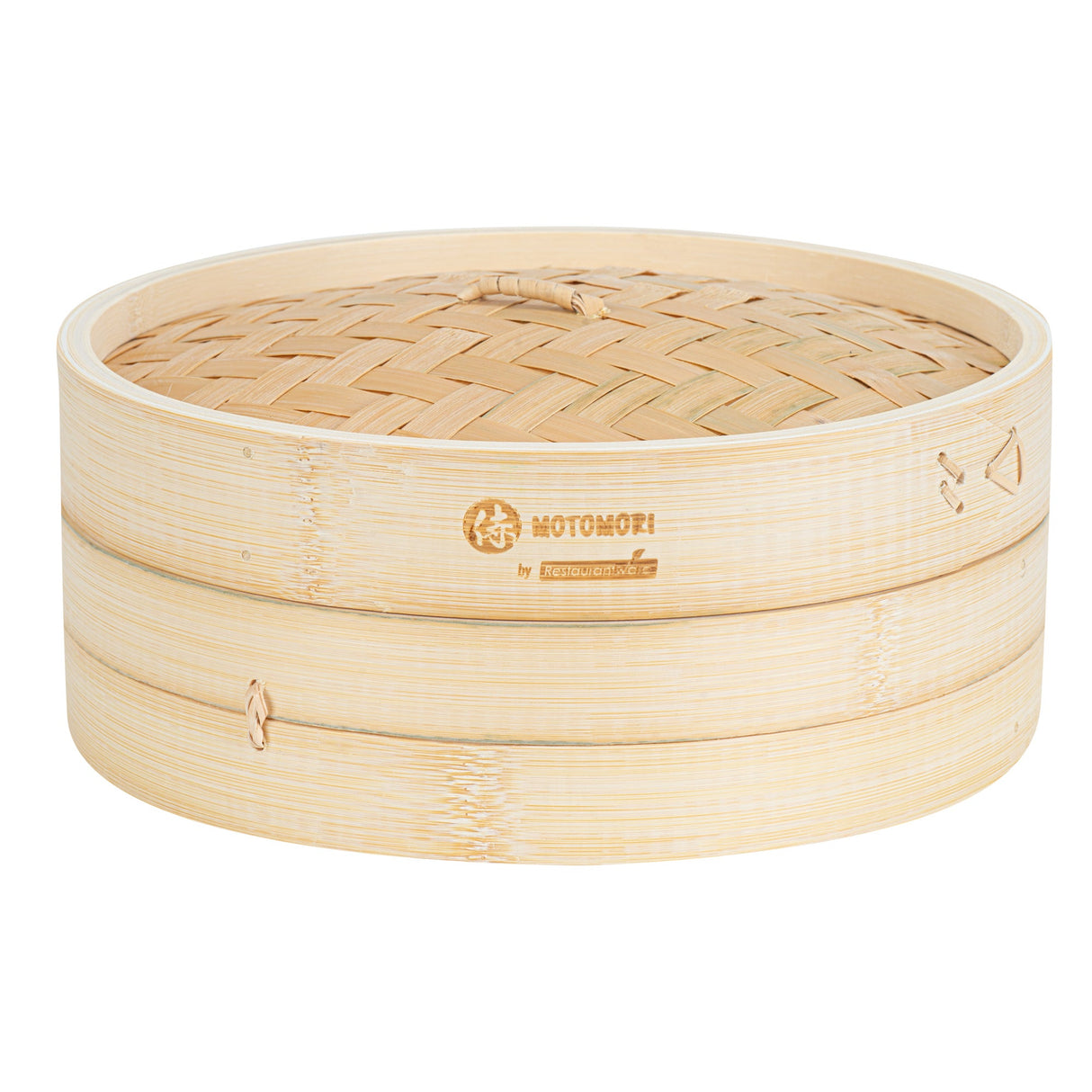 Steamer, Motomori 10 x 10 x 4 Inch, Natural, Bamboo, Round,1 - 3 PIECE