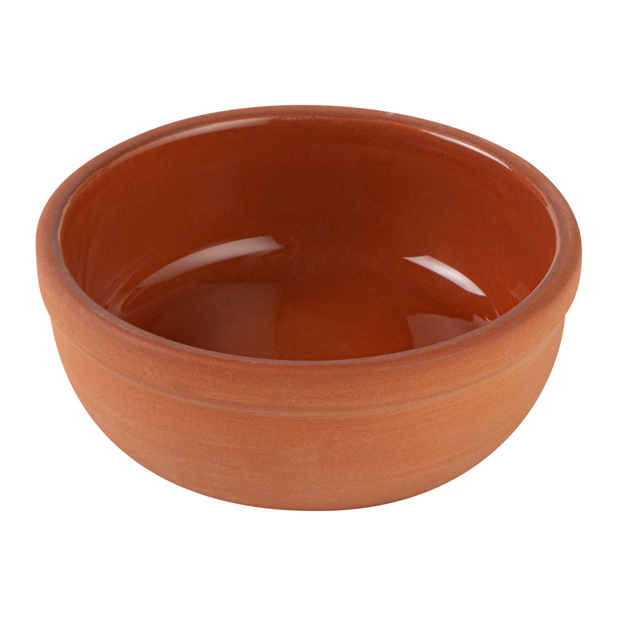 Bowls, Cazuela, Terra Tek 5 Ounce, Terracotta, Brown Glazed Interior, 4 x 4 x 1.50 Inch, Oven-Safe,2 - 5 COUNT