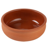 Bowls, Cazuela, Terra Tek 7 Ounce, Terracotta, Brown Glazed Interior, 4.50 x 4.50 x 1.50 Inch, Oven-Safe,2 - 5 COUNT