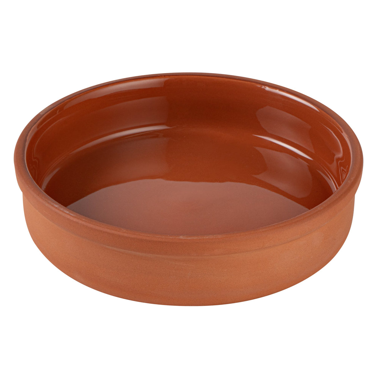 Bowls, Cazuela, Terra Tek 15 Ounce, Terracotta, Brown Glazed Interior, 6.25 x 6.25 x 1.50 Inch, Oven-Safe,2 - 5 COUNT