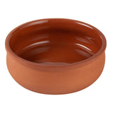 Bowls, Cazuela, Terra Tek 17 Ounce, Terracotta, Brown Glazed Interior, 5.75 x 5.75 x 2 Inch, Oven-Safe,2 - 5 COUNT