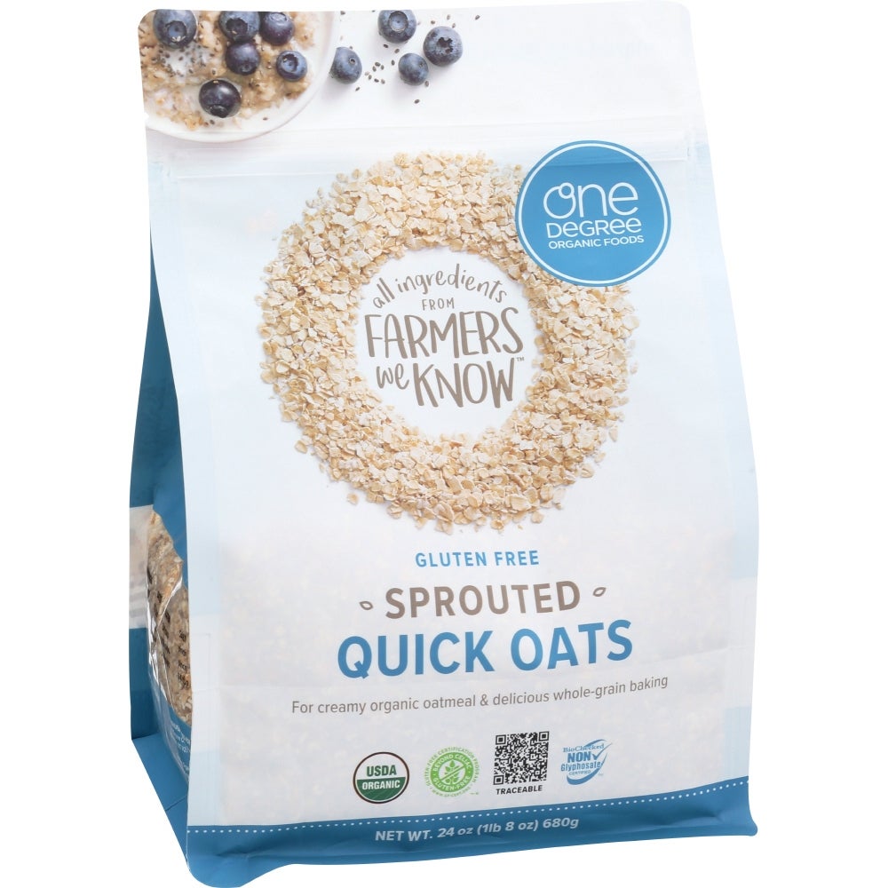 Oats, Quick, Sprouted,4 - 24 OUNCE