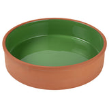Bowls, Cazuela, Terra Tek 51 Ounce, Terracotta, Green Glazed Interior, 9 x 9 x 2.25 Inch, Oven-Safe,2 - 5 COUNT