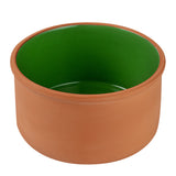 Bowls, Cazuela, Terra Tek 68 Ounce, Terracotta, Green Glazed Interior, 7.50 x 7.50 x 4 Inch, Oven-Safe,2 - 1 EACH