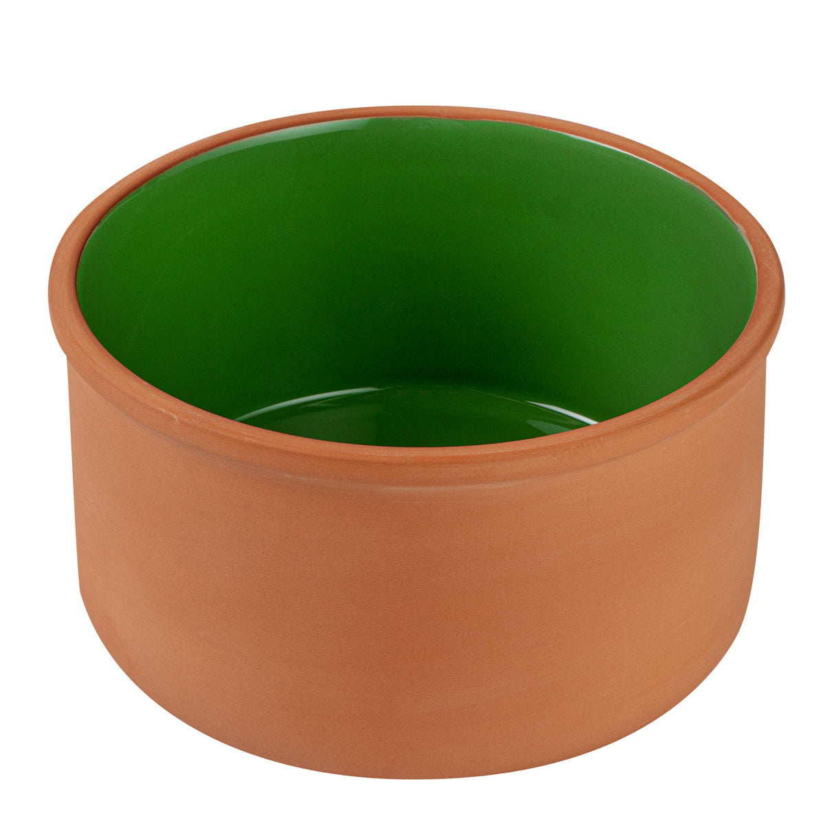 Bowls, Cazuela, Terra Tek 68 Ounce, Terracotta, Green Glazed Interior, 7.50 x 7.50 x 4 Inch, Oven-Safe,2 - 5 COUNT