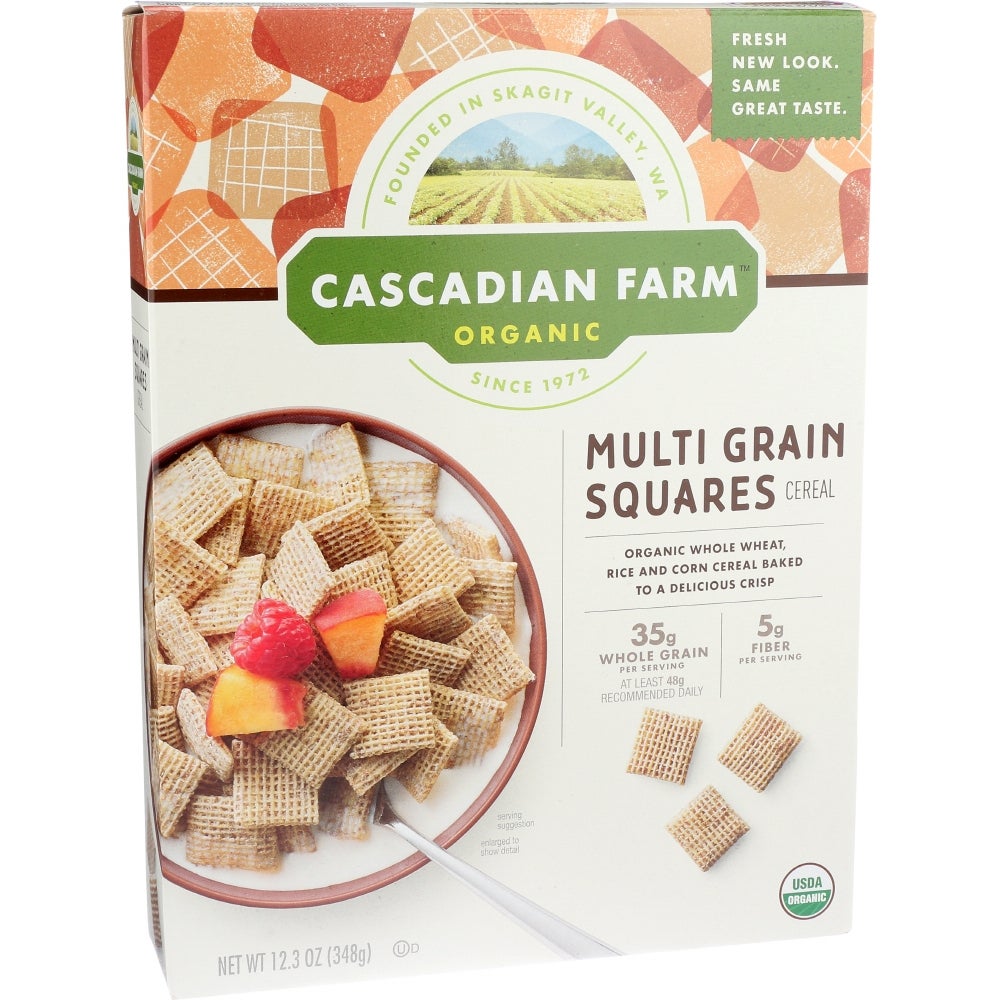Cereal, Whole Wheat Rice & Corn, Multigrain Squares,10 - 12.3 OUNCE
