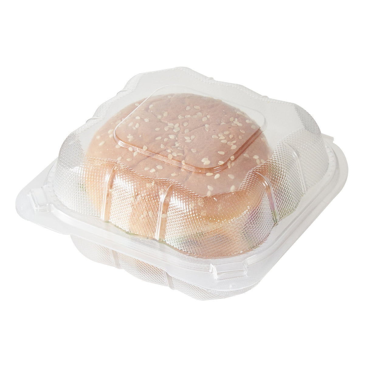 Containers, RW Base 13 Ounce, Microwavable Plastic, Clear, 5.50 x 5.50 x 2.75 Inch, Anti-Fog Clamshell, Square,2 - 50 COUNT