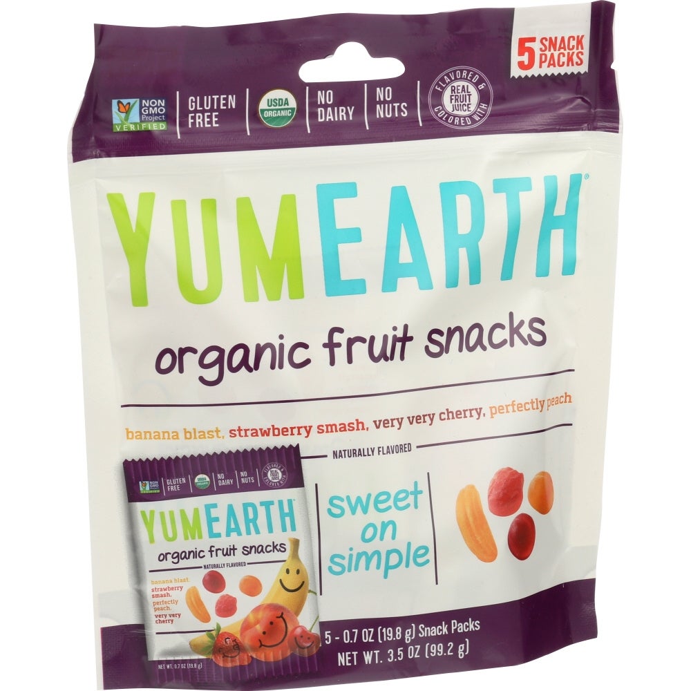 Snacks, Fruit, Banana/Strawberry/Cherry/Peach, 0.7 Ounce,12 - 5 COUNT