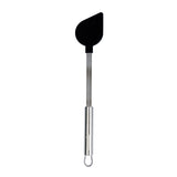 Spoon, Pointed-Tip, German Standard 12.75 x 2.25 Inch, High-Heat, Nylon, Black, Stainless Steel Handle,1 - 1 EACH