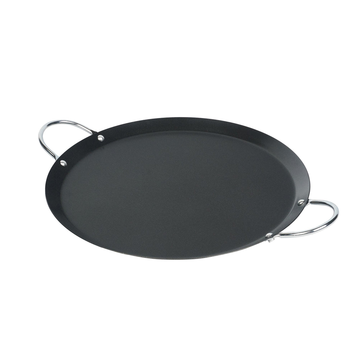 Griddles, Met Lux 11 Inch, Non-Stick, Chrome Handles, Carbon Steel, Round,10 - 1 EACH