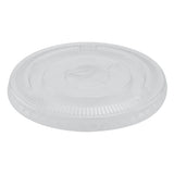 Lids, Flat, RW Base, Plastic, Clear, 3.75 x 3.75 Inch, for Plastic Dessert Cup, Round,10 - 50 COUNT