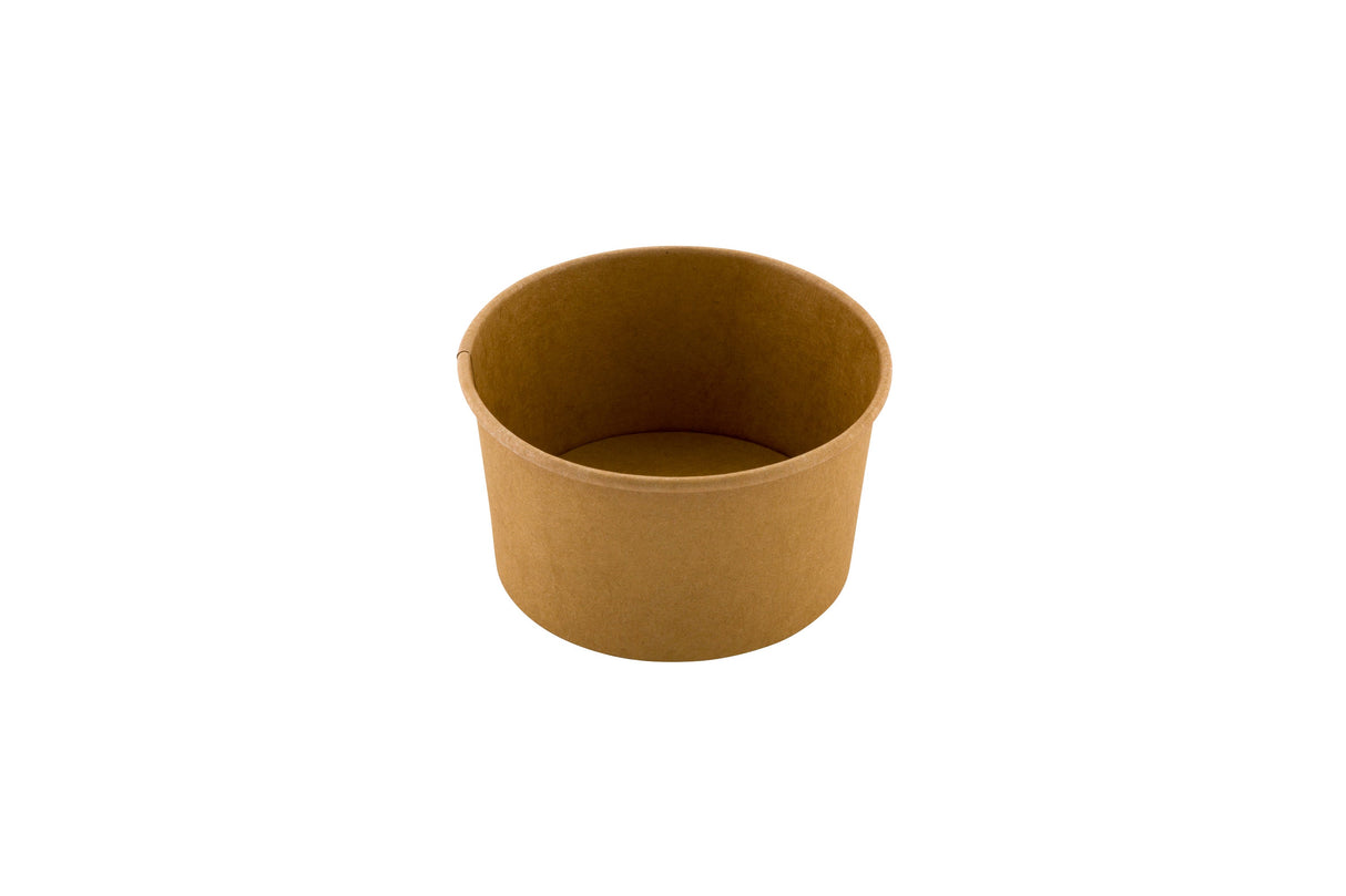 Cups, To-Go, 8 Ounce, Paper, Kraft, Round,1 - 50 COUNT