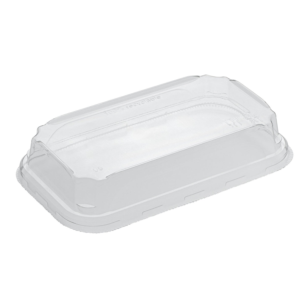 Lids, Matsuri Vision, Plastic, Clear, Anti-Fog, for 6 Ounce Sushi Containers, PET,2 - 50 COUNT