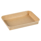 Containers, Sushi, Matsuri Vision 11 Ounce, Paper, Kraft, 7.25 x 5 x 1 Inch, Rectangular,2 - 50 COUNT