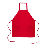 Aprons, Bib, RW Base 3-Pocket, Red, 32.50 x 27.50 Inch,100 - 1 EACH