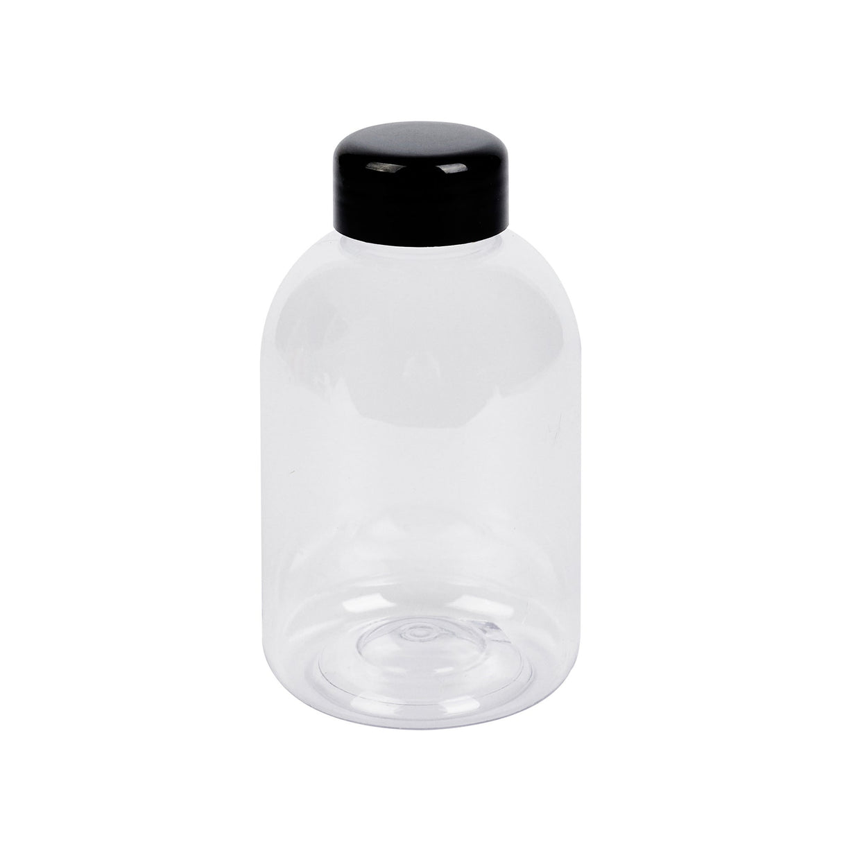 Bottles, Juice, Bottle Tek 17 Ounce, Plastic, Clear, 5.50 x 5.50 x 3.25 Inch, Round, includes Safety Cap,100 - 1 EACH
