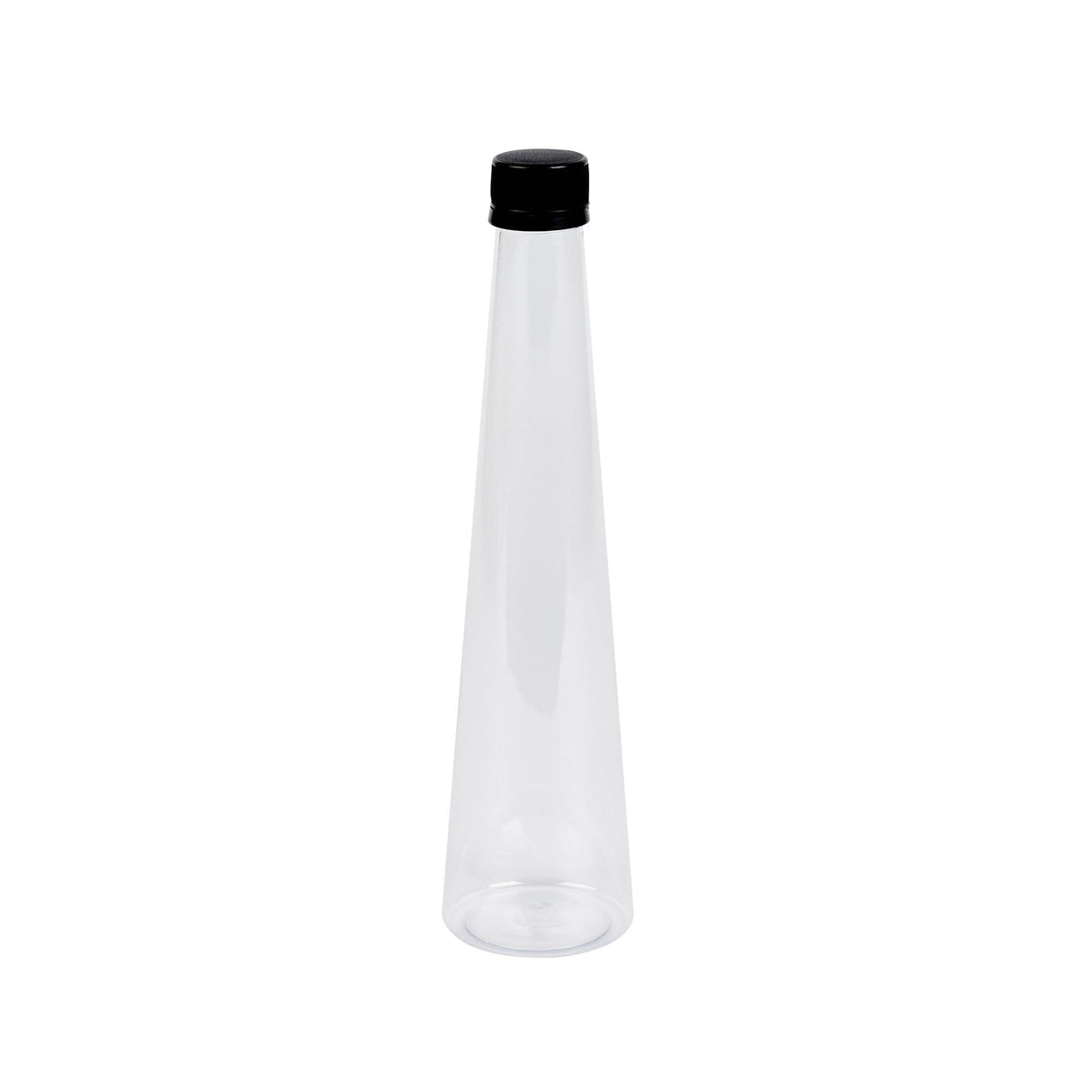 Bottles, Juice, Bottle Tek 12 Ounce, Plastic, Clear, 2.50 x 2.50 x 9.75 Inch, Round, includes Safety Cap,100 - 1 EACH