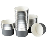 Cups, To-Go, 8 Ounce, Paper, Gray, Round,1 - 50 COUNT