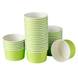 Cups, To-Go, 8 Ounce, Paper, Green, Round,1 - 50 COUNT