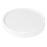 Lids, Flat, Paper, White, for 5 Ounce Cups,1 - 50 COUNT