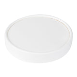 Lids, Flat, Paper, White, for 8 Ounce Cups,1 - 50 COUNT