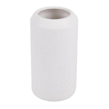 Vase, Table Art, 3.25 x 3.25 x 6 Inch, Ceramic, White,1 - 1 EACH
