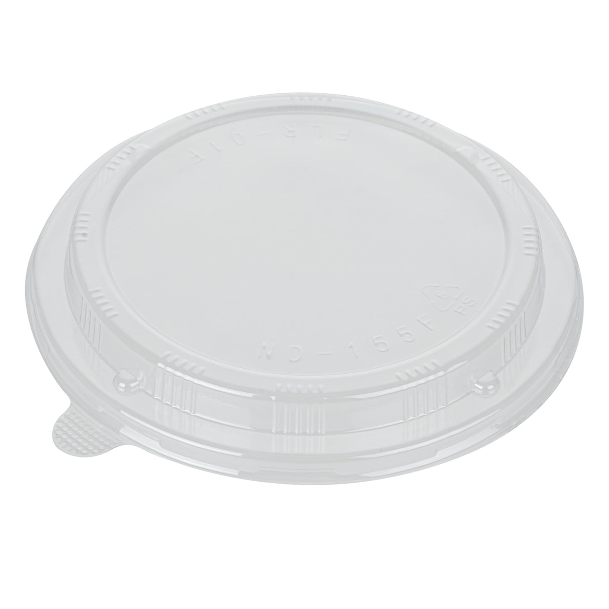 Lids, Plastic, Clear, for Taipei Small & Deep Round Poplar Containers, 6 Linear Inch,1 - 100 COUNT