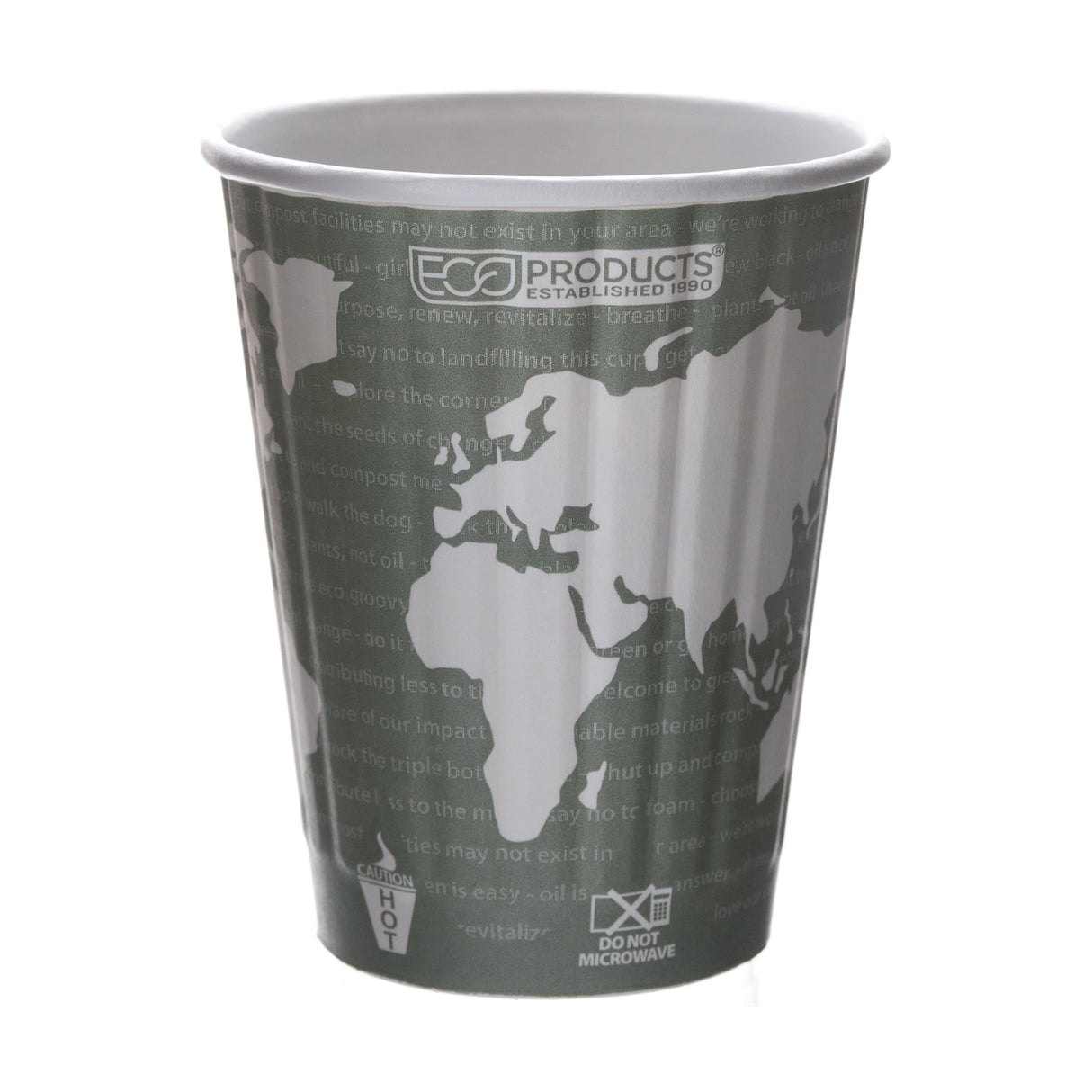 Cups, Hot, 12 Ounce, Paper, Sage, Compostable, 12 Ounce,15 - 40 COUNT