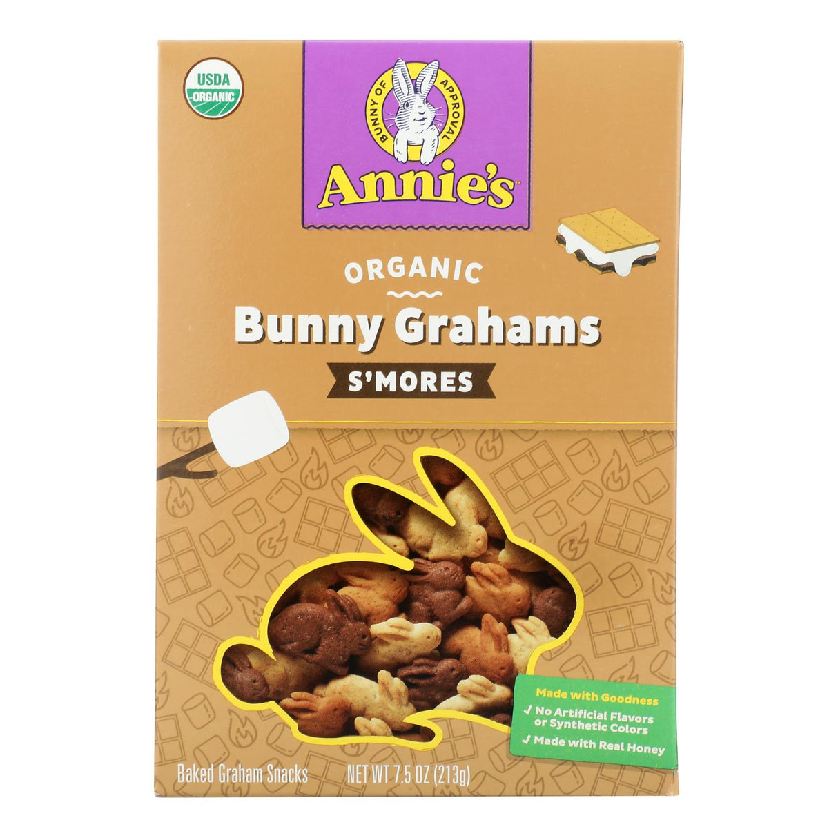 Crackers, Graham, S'mores, Bunny,12 - 7.5 OUNCE