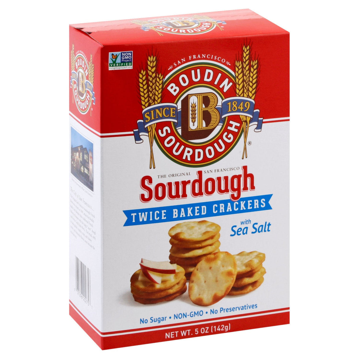 Crackers, Sourdough, Twice-Baked, Sea Salt,12 - 5 OUNCE