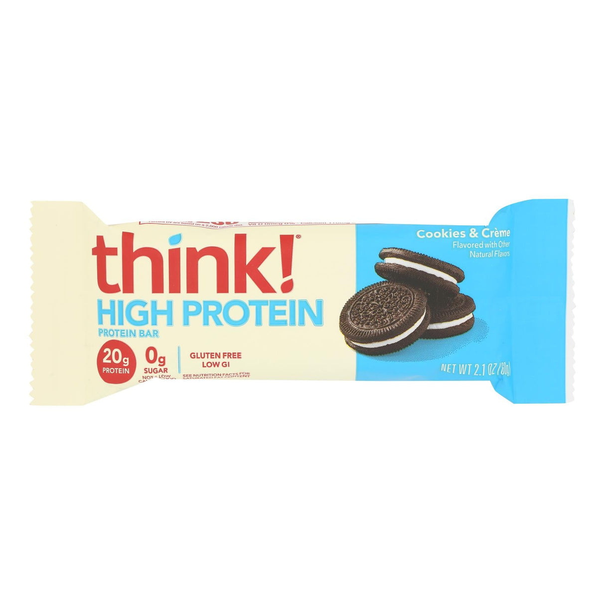 Bars, High Protein, Cookies & Creme,10 - 2.1 OUNCE