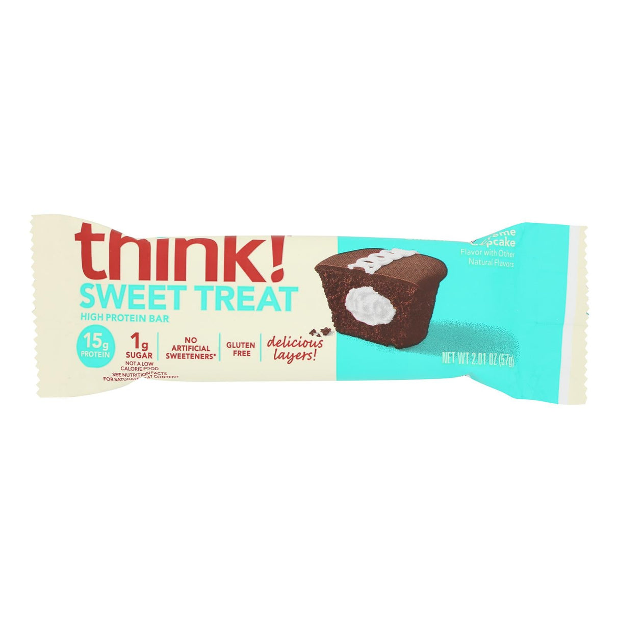 Bars, High Protein, Sweet Treat, Chocolate Cream Cupcake,10 - 2.01 OUNCE