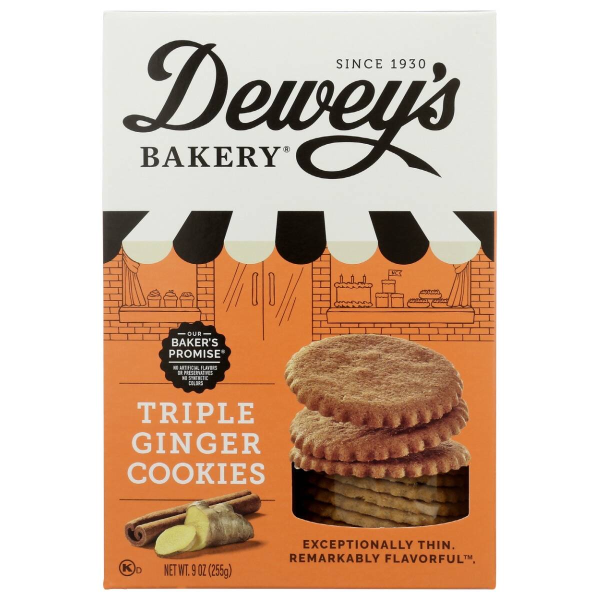 Cookie Thins, Triple Ginger,6 - 9 OUNCE